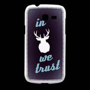 Coque Samsung Galaxy Fresh In Elan We trust Bleu ZG