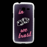 Coque Samsung Galaxy Fresh In Gamble We trust Rouge ZG