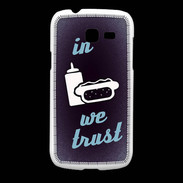 Coque Samsung Galaxy Fresh In Junk We trust Bleu ZG