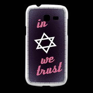 Coque Samsung Galaxy Fresh In Judaïsme We trust Rouge ZG 