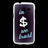 Coque Samsung Galaxy Fresh In Money We trust Bleu ZG