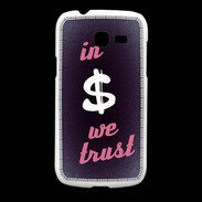 Coque Samsung Galaxy Fresh In Money We trust Rouge ZG