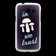Coque Samsung Galaxy Fresh In Mushrooms We trust Bleu ZG