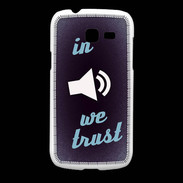 Coque Samsung Galaxy Fresh In Music We trust Bleu ZG