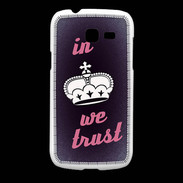 Coque Samsung Galaxy Fresh In Queen We trust Rouge ZG