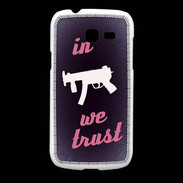 Coque Samsung Galaxy Fresh In Uzi We trust Rouge ZG