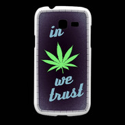 Coque Samsung Galaxy Fresh In Weed We trust Vert ZG