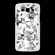 Coque Samsung Galaxy Grand2 Design Fleur Tribal