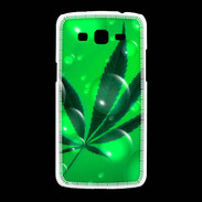 Coque Samsung Galaxy Grand2 Cannabis Effet bulle verte