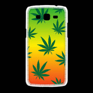 Coque Samsung Galaxy Grand2 Fond Rasta Cannabis