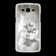 Coque Samsung Galaxy Grand2 Chevaux blancs