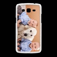 Coque Samsung Galaxy Grand2 Jumeau avec chien