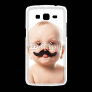 Coque Samsung Galaxy Grand2 Bébé avec moustache