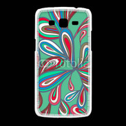 Coque Samsung Galaxy Grand2 Fond Hippie en vert 