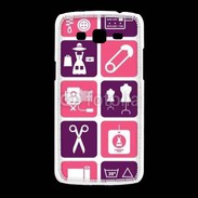 Coque Samsung Galaxy Grand2 Fond symboles couturière
