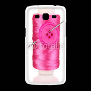Coque Samsung Galaxy Grand2 Fil à couture rose 