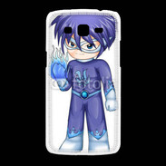 Coque Samsung Galaxy Grand2 Chibi style illustration of a superhero