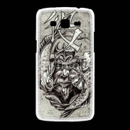 Coque Samsung Galaxy Grand2 Visage de guerrier en dessin 50