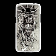 Coque Samsung Galaxy Grand2 Visage de guerrier en dessin 52