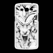 Coque Samsung Galaxy Grand2 visage de gargouille en dessin 25