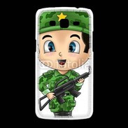 Coque Samsung Galaxy Grand2 Cute cartoon illustration of a soldier
