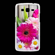 Coque Samsung Galaxy Grand2 Bouquet de fleur sur bois