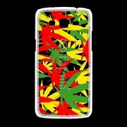 Coque Samsung Galaxy Grand2 Fond de cannabis coloré