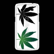 Coque Samsung Galaxy Grand2 Double feuilles de cannabis