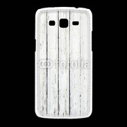 Coque Samsung Galaxy Grand2 Aspect bois blanc vieilli