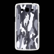Coque Samsung Galaxy Grand2 Camouflage gris et blanc