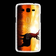 Coque Samsung Galaxy Grand2 Silhouette d'un cerf 5