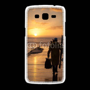 Coque Samsung Galaxy Grand2 Pécheur au levé du soleil