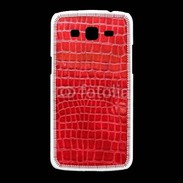 Coque Samsung Galaxy Grand2 Effet crocodile rouge