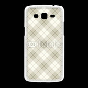 Coque Samsung Galaxy Grand2 Effet écossais beige clair