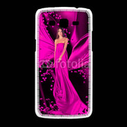 Coque Samsung Galaxy Grand2 Mode robe longue fushia