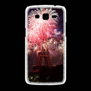 Coque Samsung Galaxy Grand2 Feux d'artifice Tour Eiffel