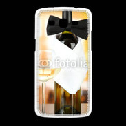 Coque Samsung Galaxy Grand2 Vin blanc et noeud papillon
