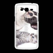 Coque Samsung Galaxy Grand2 Duo chien et chat