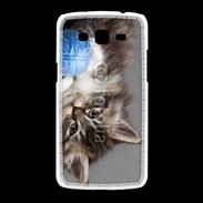 Coque Samsung Galaxy Grand2 Chaton et pelote de laine