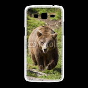 Coque Samsung Galaxy Grand2 Ours brun en ballade