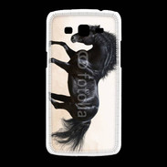 Coque Samsung Galaxy Grand2 Cheval noir au galop 5