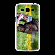 Coque Samsung Galaxy Grand2 Enfant et cheval