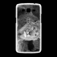 Coque Samsung Galaxy Grand2 Lion en noir et blanc 800