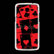 Coque Samsung Galaxy Grand2 Cartes rouges et noires 5