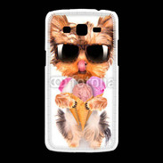 Coque Samsung Galaxy Grand2 Yorkshire avec un cornet de glace