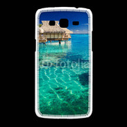 Coque Samsung Galaxy Grand2 Bungalow sur l'eau des tropiques