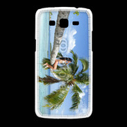 Coque Samsung Galaxy Grand2 Palmier et charme sur la plage