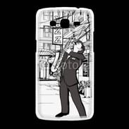 Coque Samsung Galaxy Grand2 La vie en Jazz noir et blanc 55