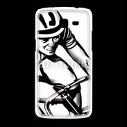 Coque Samsung Galaxy Grand2 Dessin de cycliste