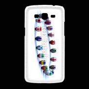 Coque Samsung Galaxy Grand2 Rangée de ballon de rugby
